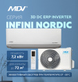 INFINI Nordic Heat Pump MDSAN-24HRFN8 / MDOAN-24HFN8